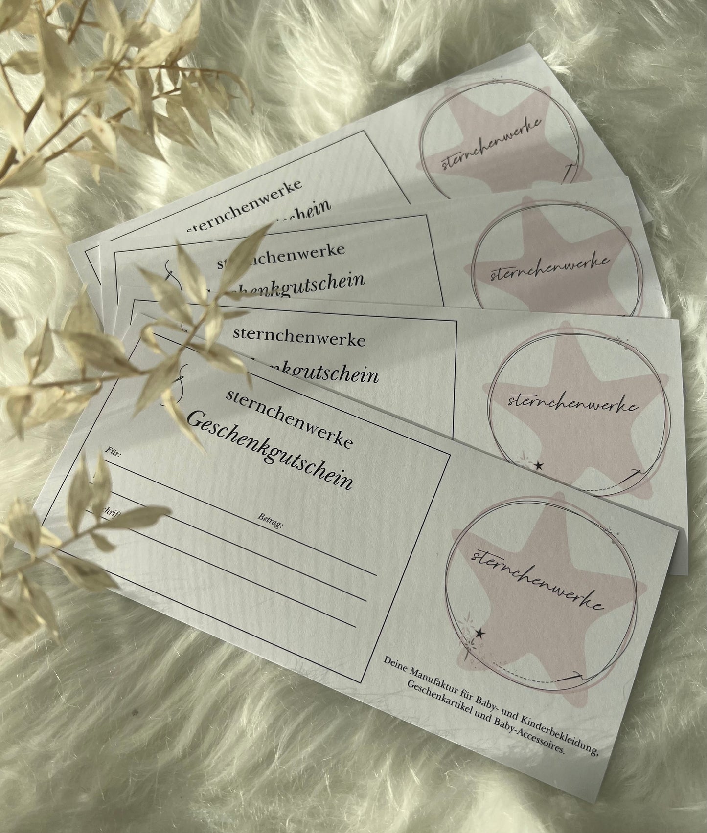 sternchenwerke Geschenkgutschein