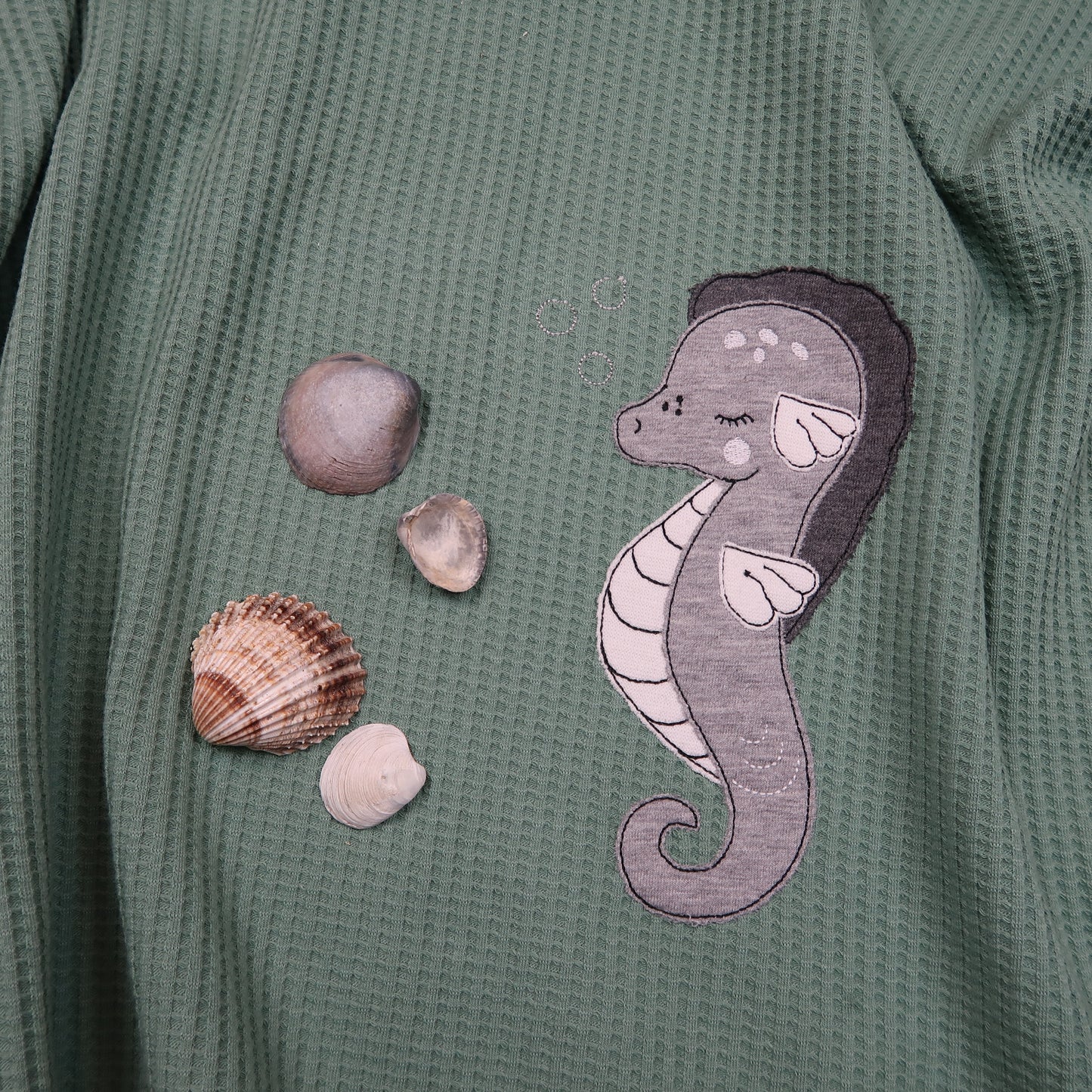 Badeponcho altgrün
