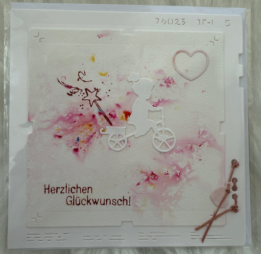 Glückwunschkarte Geburt